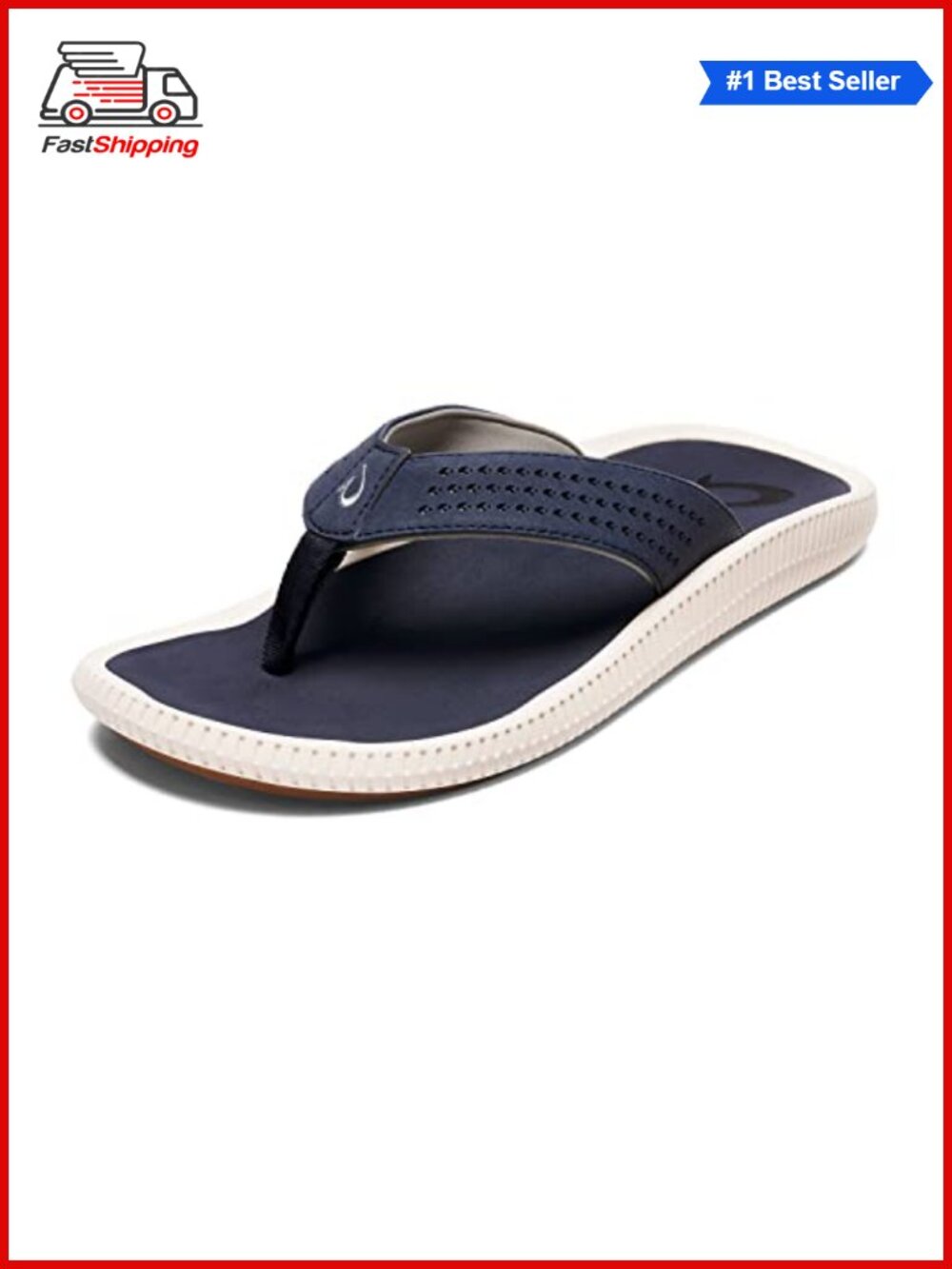 ✨ OluKai Ulele Beach Sandals Water Resistant Flip Flops Slide Men's